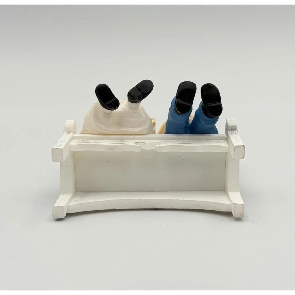 1995 Hallmark Keepsake Ornament Our Little Blessings Ken Crow Bench Boy Girl